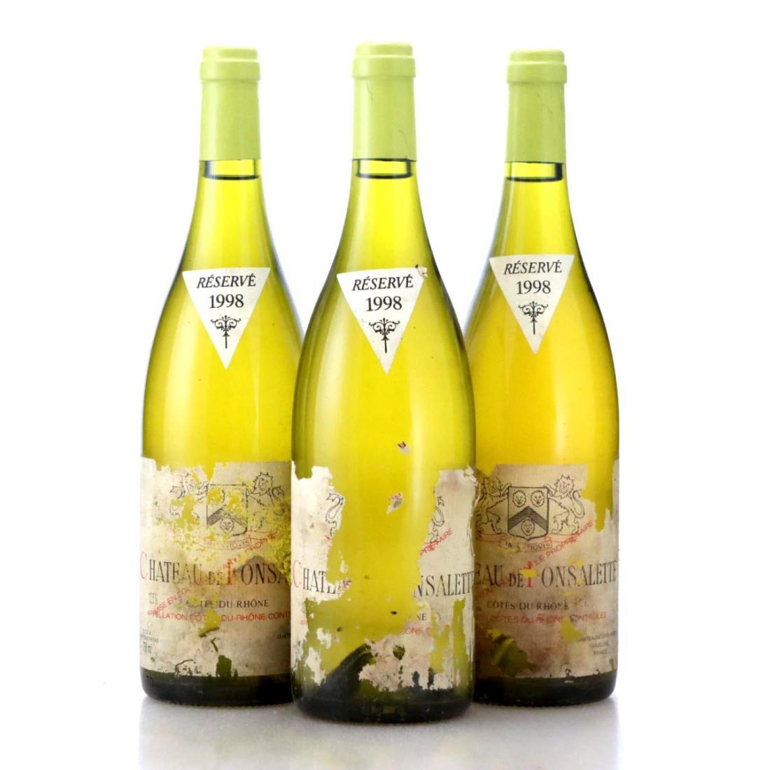 Image for Château de Fonsalette Réservé 1998 Blanc x 3