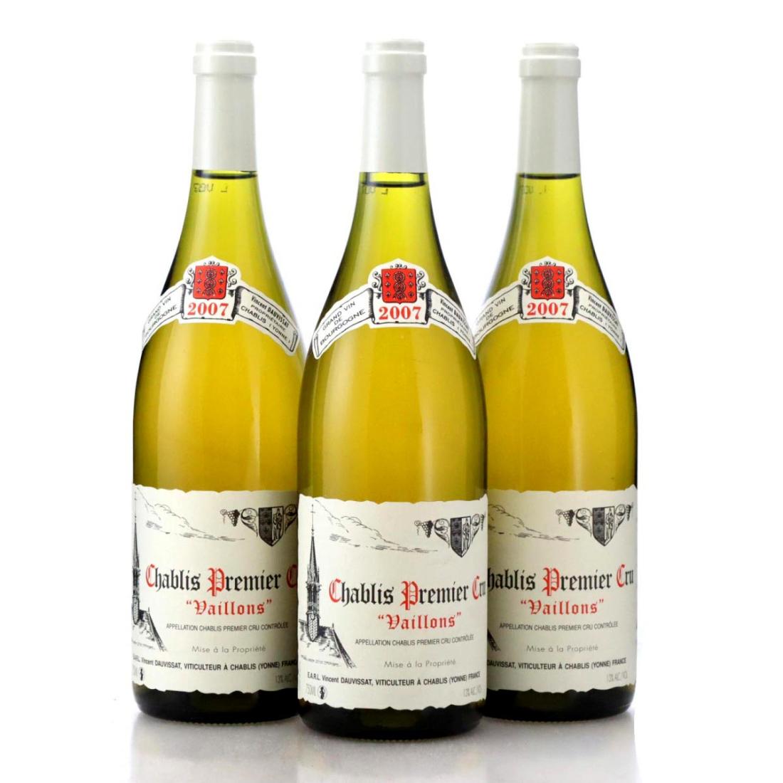 Image for Vincent Dauvissat Vaillons 2007 x 3