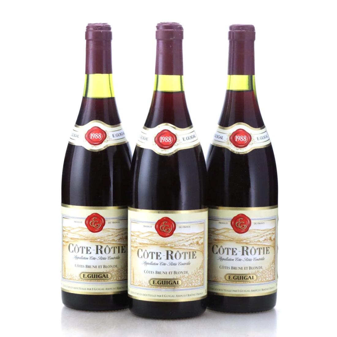 Image for E.Guigal Côte Brune & Blonde 1988 x 3