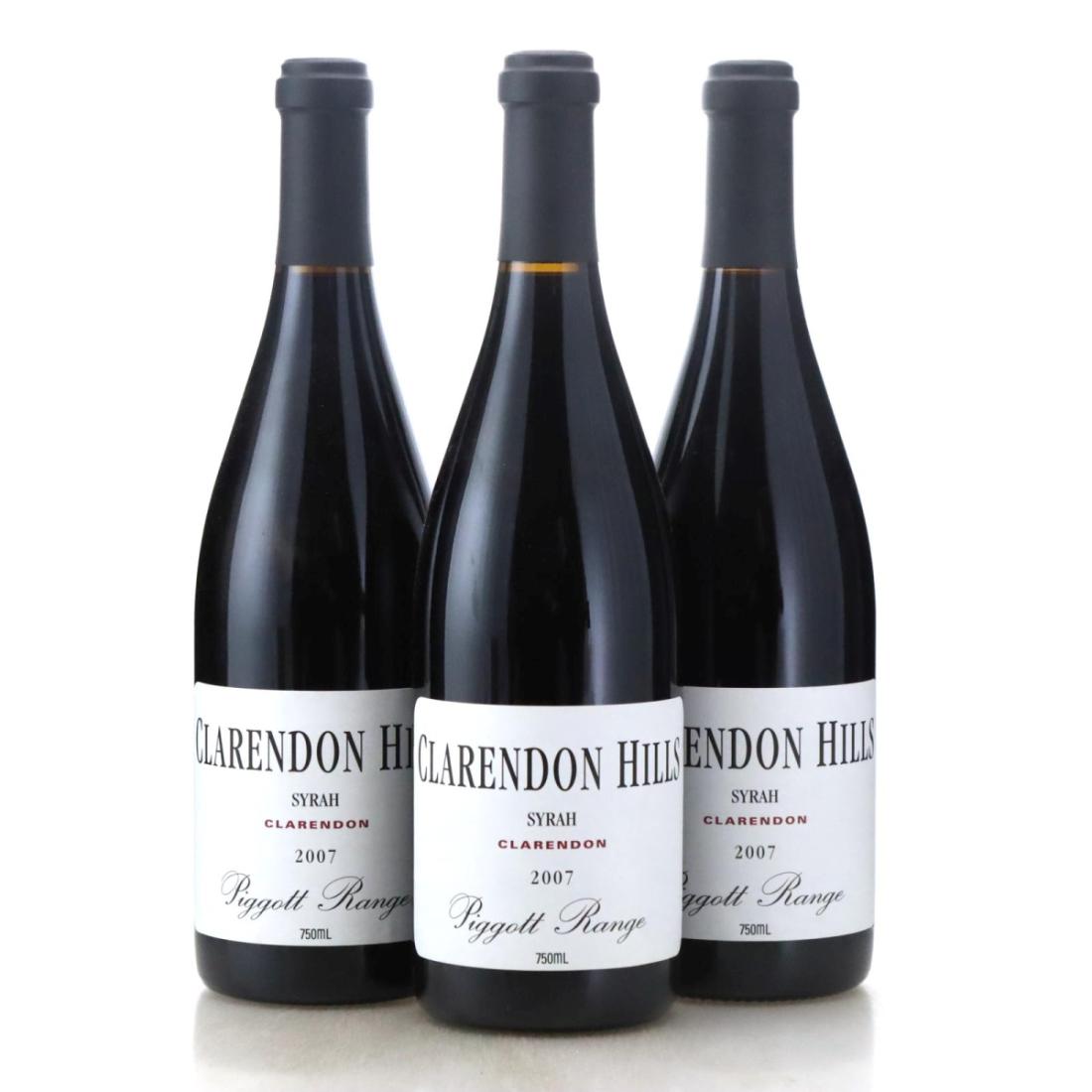 Image for Clarendon Hills Piggott Range Shiraz 2007 Clarendon x 3