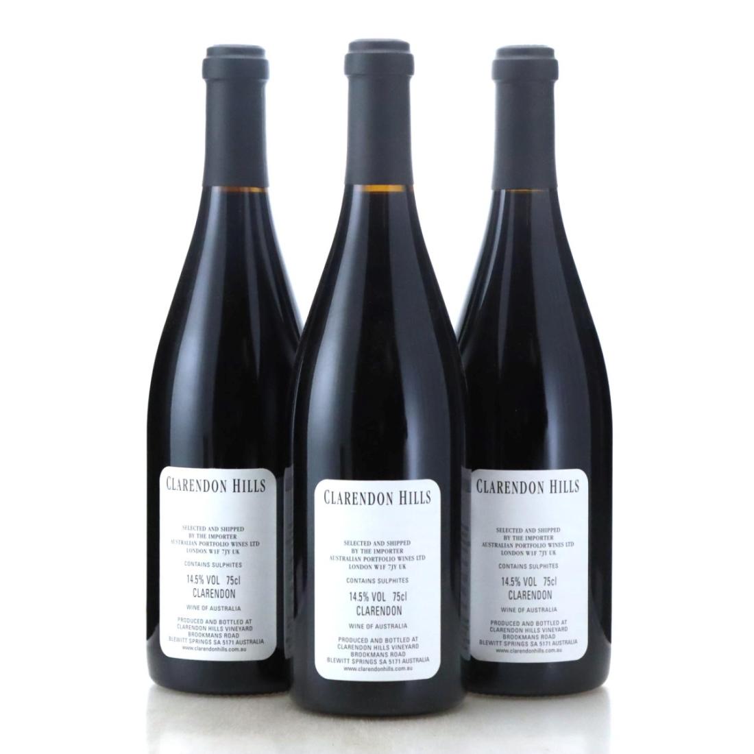Clarendon Hills Piggott Range Shiraz 2007 Clarendon x 3