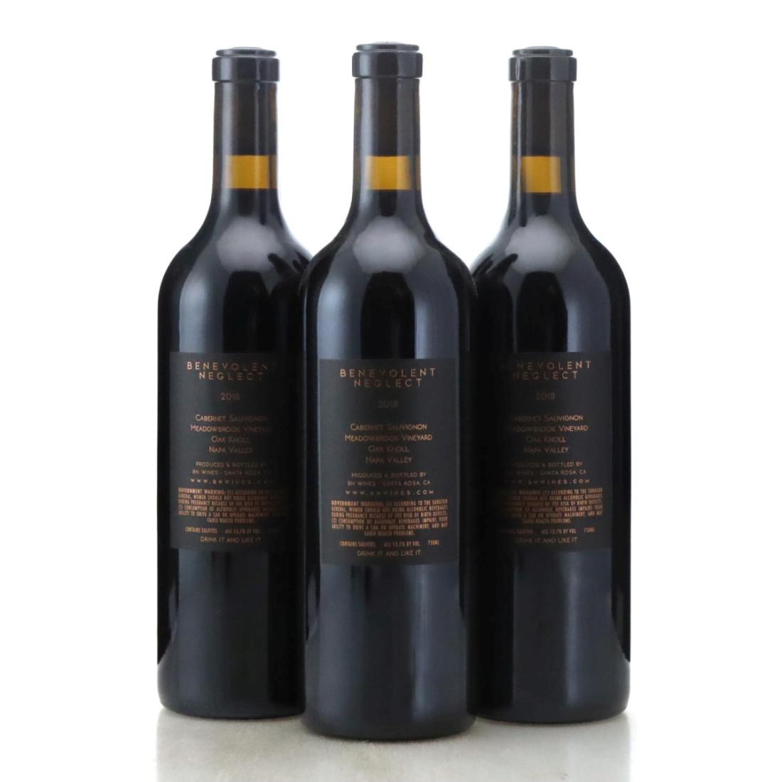 Image for Benevolent Neglect Meadowbrook Vineyard Cabernet Sauvignon 2018 Oak Knoll District x 3