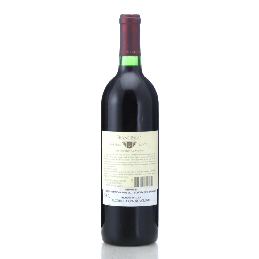 Image for Franciscan Oakville Estate Cabernet Sauvignon 1985