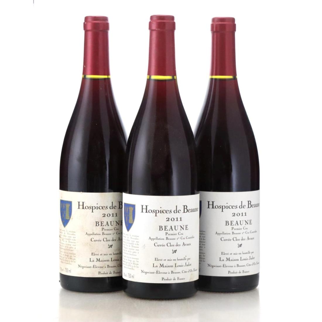 Image for Maison Louis Jadot Hospice de Beaune Cuvee Clos des Avaux 2011 x 3