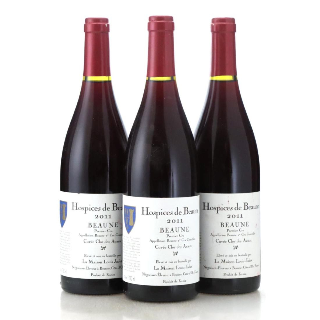Image for Maison Louis Jadot Hospice de Beaune Cuvee Clos des Avaux 2011 x 3