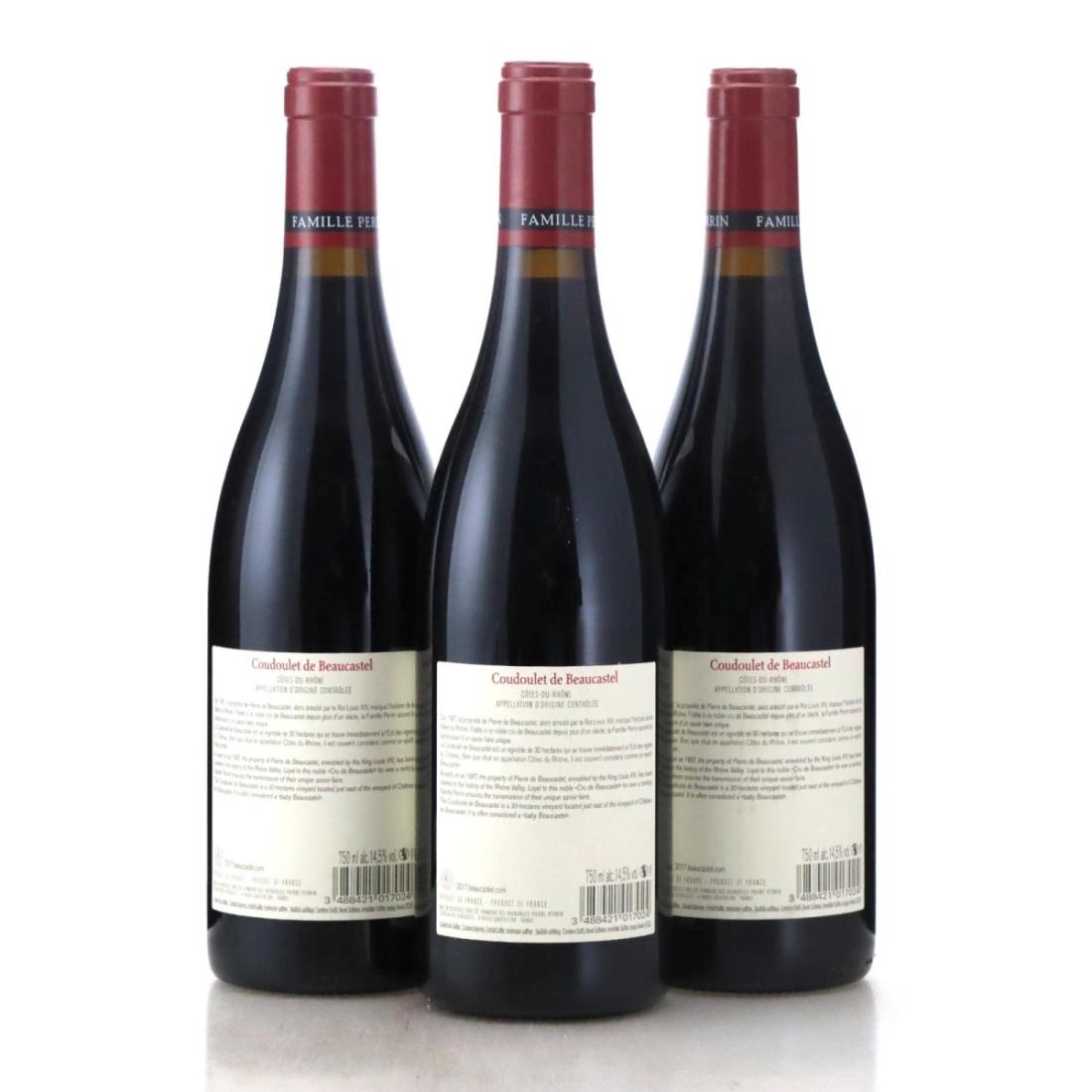 Coudoulet de Beaucastel 2017 x 3