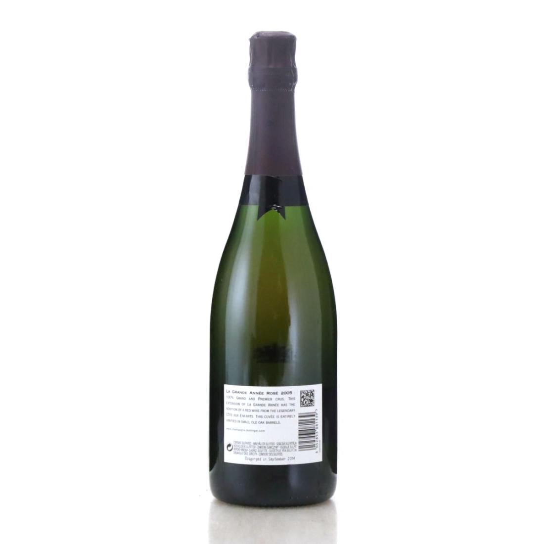 Image for Bollinger Grande Année Rosé 2005 Vintage Champagne