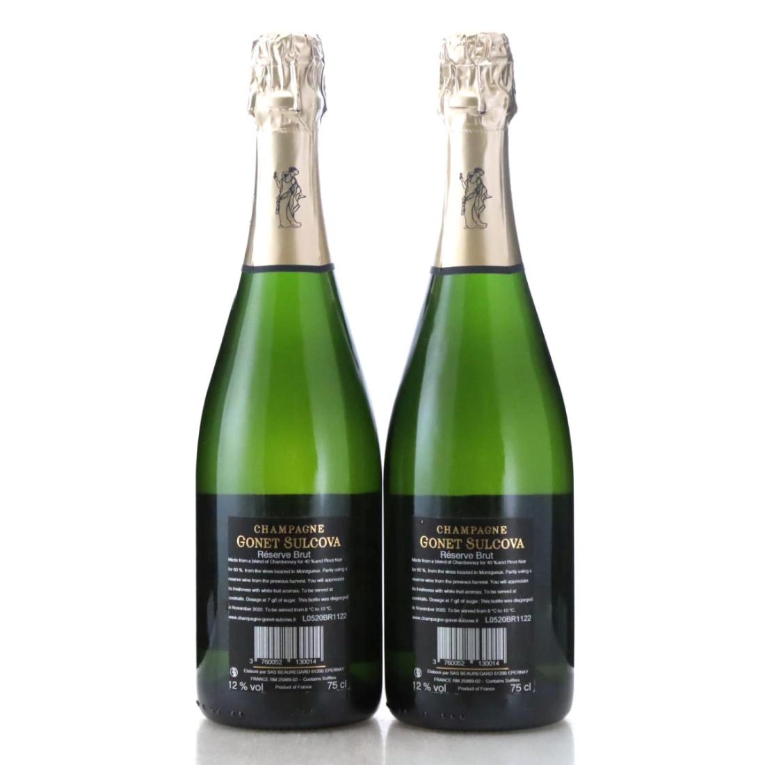 Gonet Sulcova Brut Réserve Champagne x 2
