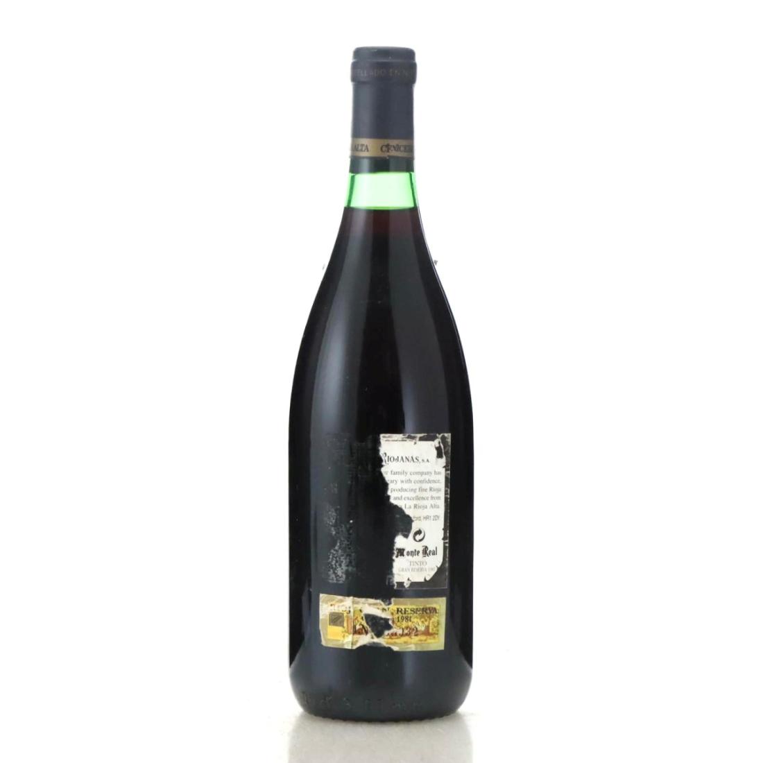 Bodegas Riojanas Monte Real 1981