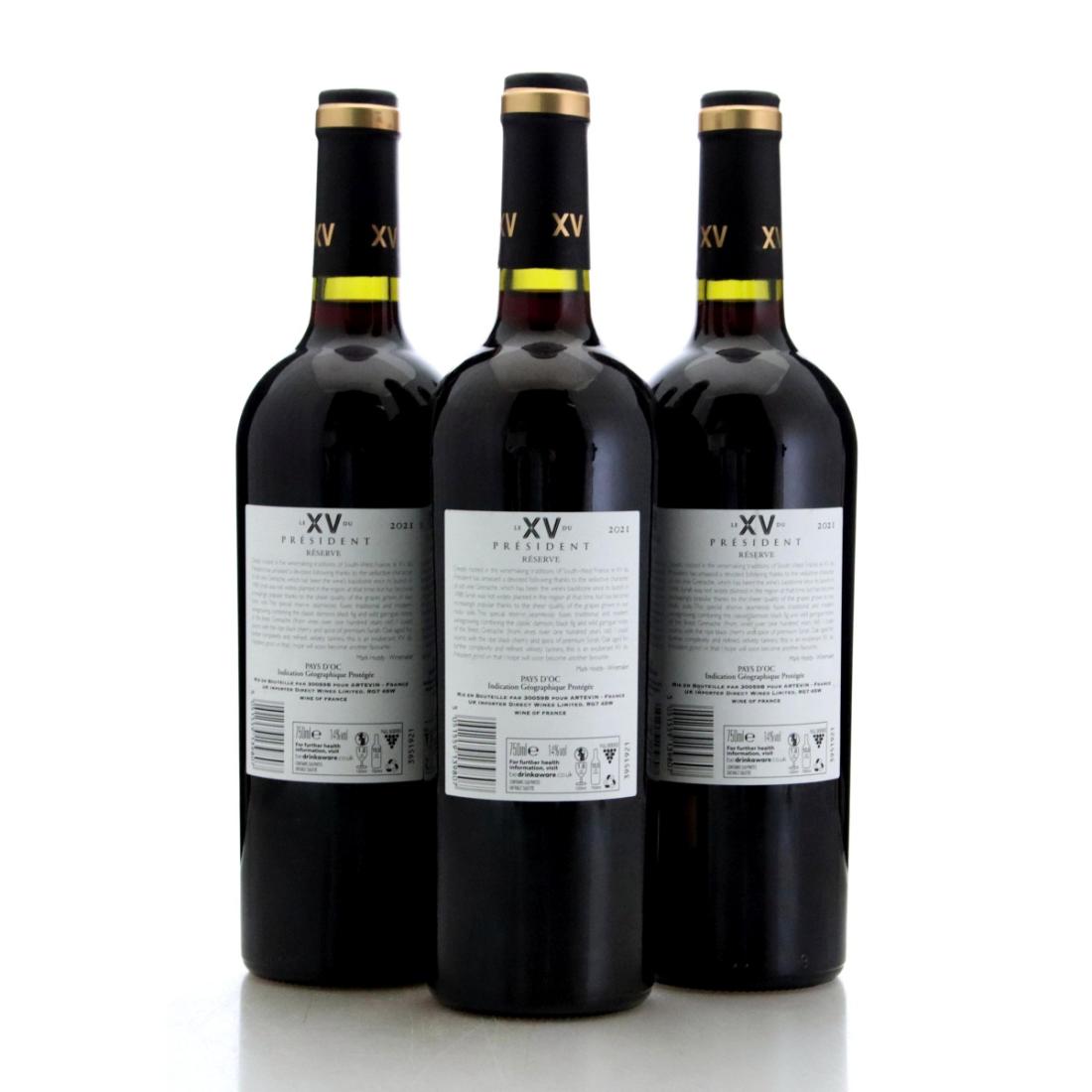 Image for Le XV du President Reserve 2021 Pays d'Oc x 3