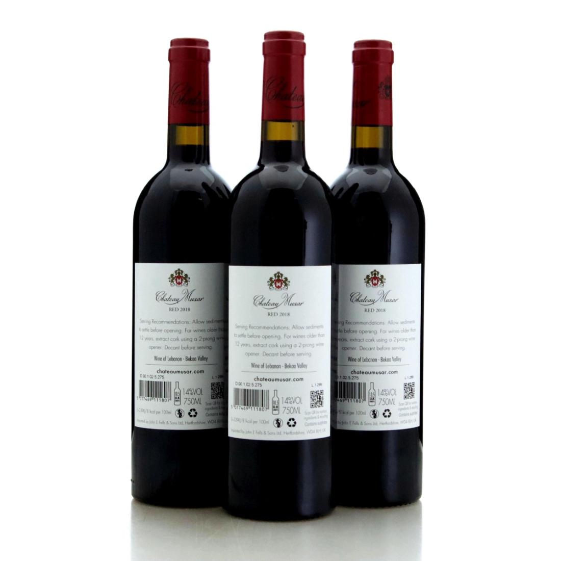 Image for Chateau Musar 2018 x 3