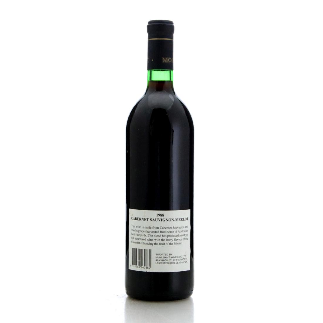 Mc Williams Mount Pleasant Cabernet Sauvignon-Merlot 1988