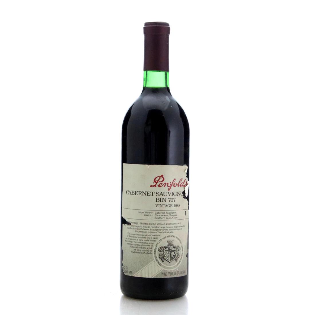Image for Penfolds Bin 707 Cabernet Sauvignon 1988