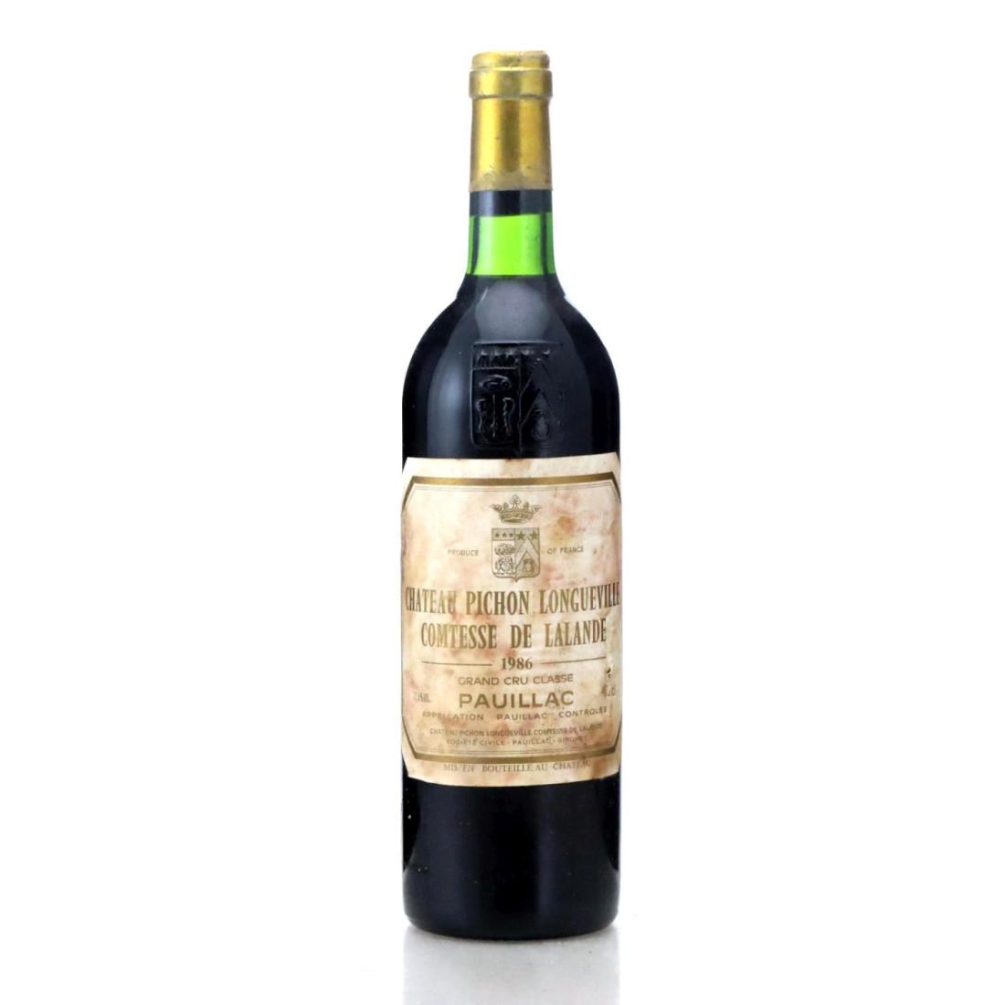 Image for Château Pichon-Longueville Comtesse de Lalande 1986
