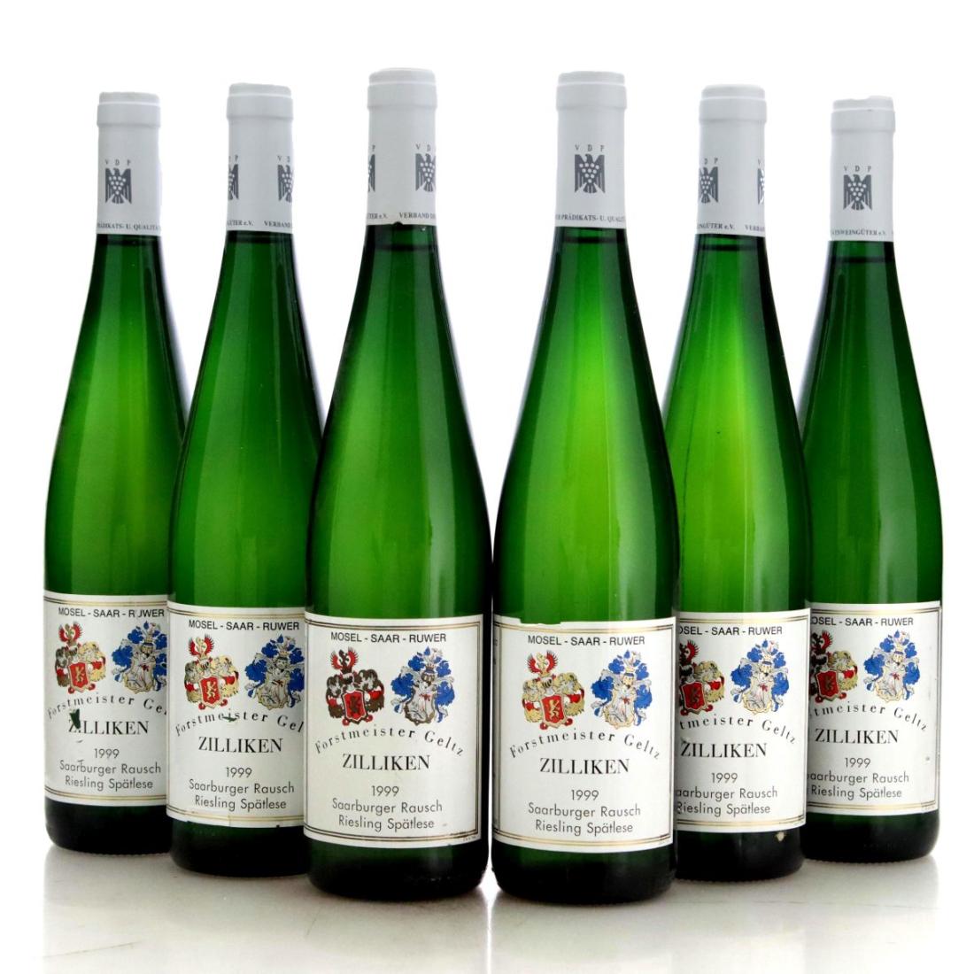 Forstmeister Geltz Zilliken Saarburger Rausch Riesling Spätlese 1999 x 6
