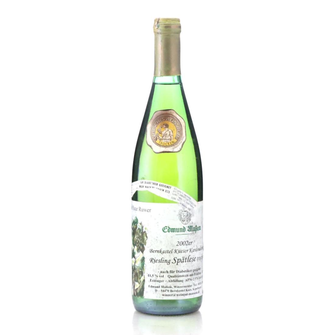 Image for Edmund Mabem Bernkastel Kueser Kardinalsberg Riesling Spätlese Trocken 2002