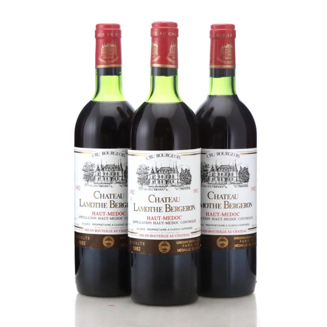 Image for Château Lamothe Bergeron 1982 x 3