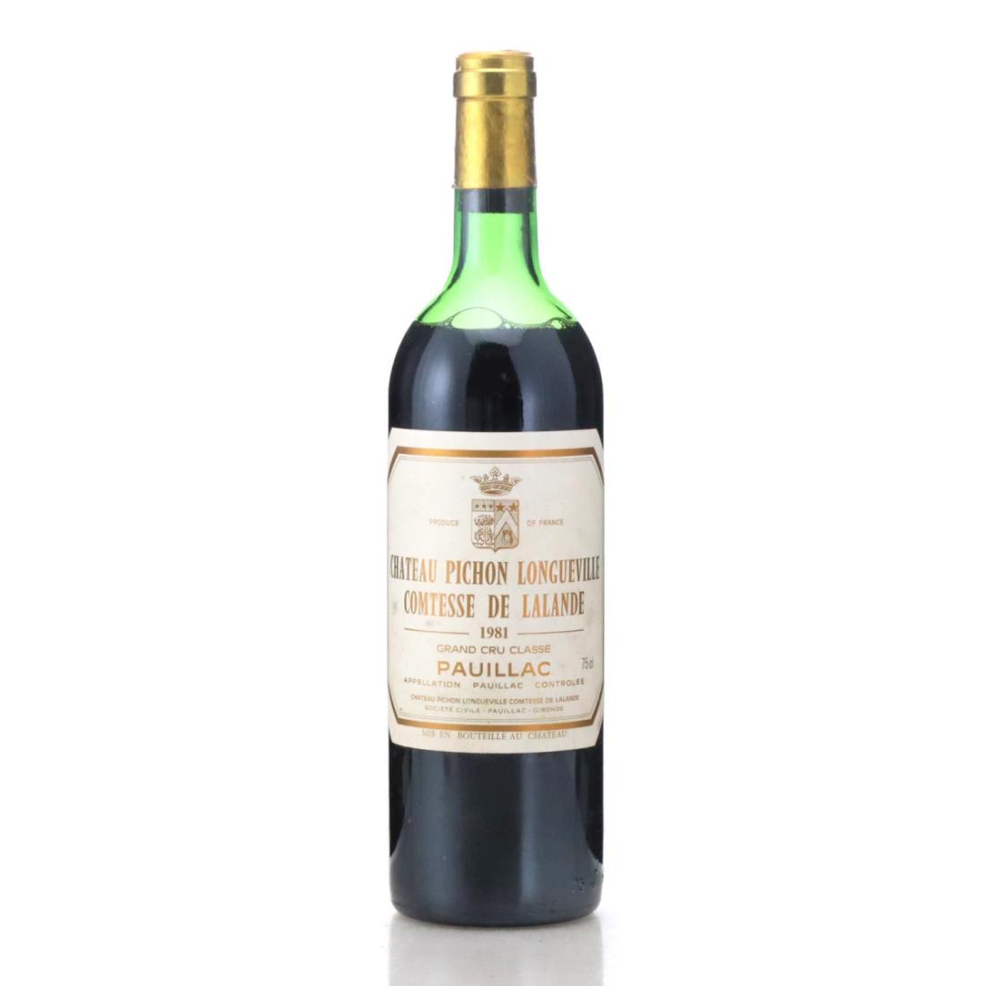 Image for Château Pichon Longueville Comtesse de Lalande 1981
