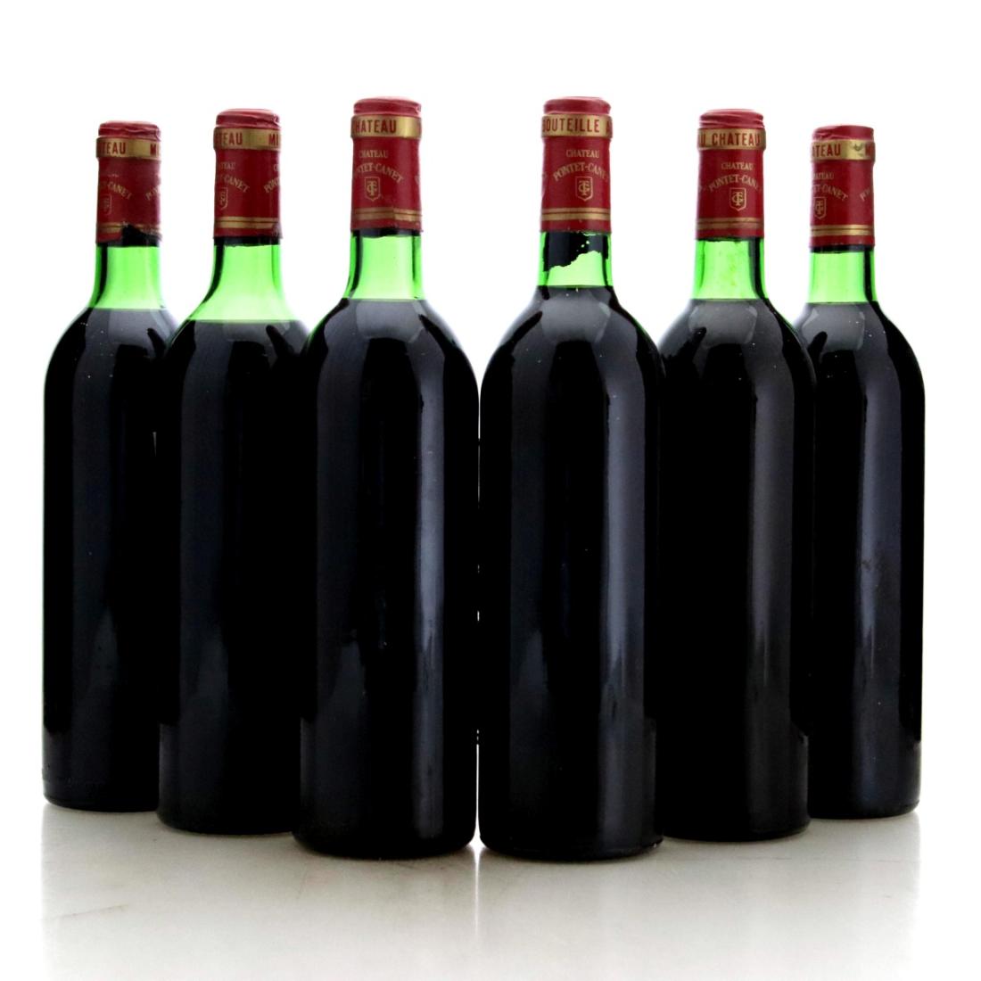 Château Pontet-Canet 1982 x 6