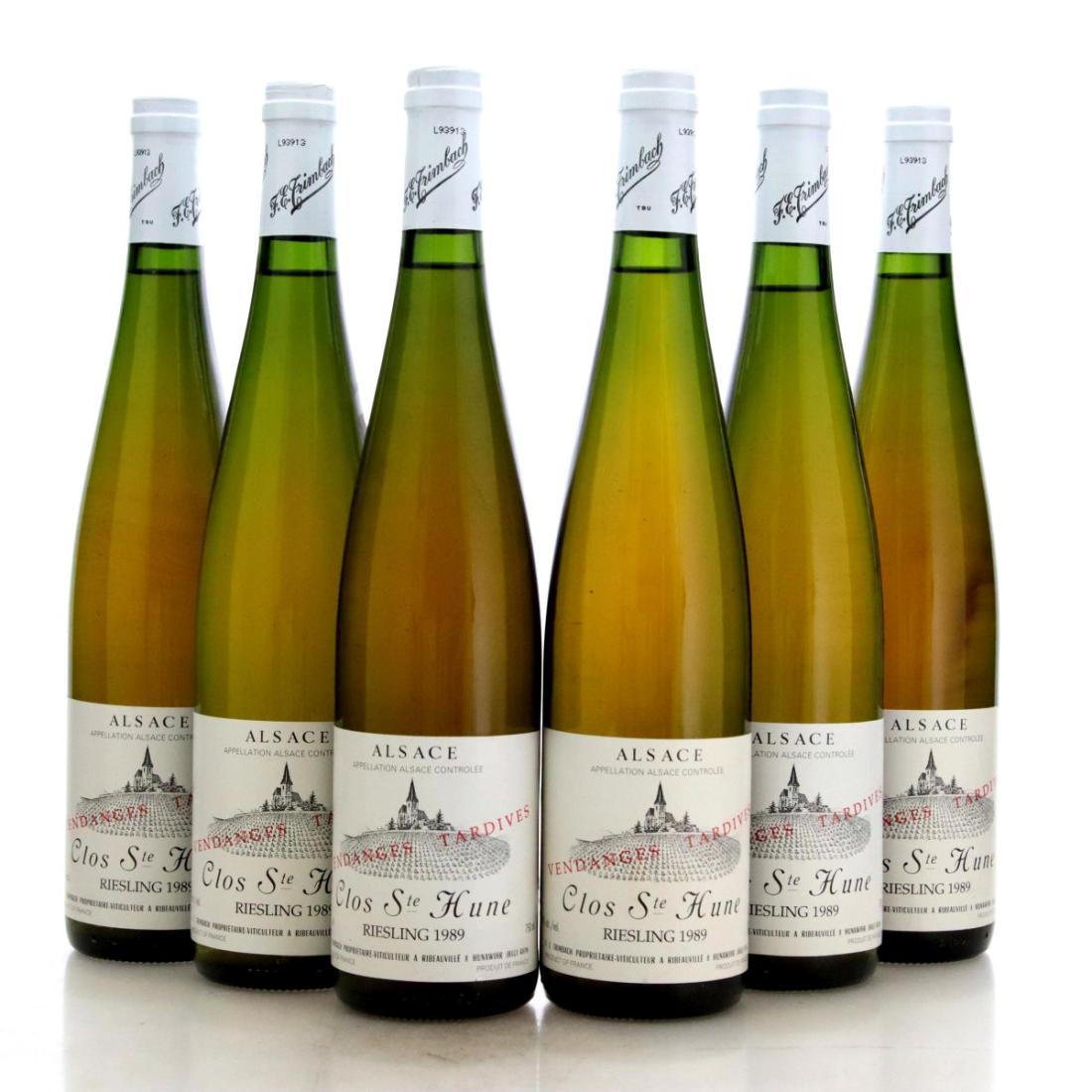 Trimbach Clos St Hune Vendangers Tardives 1989 x 6
