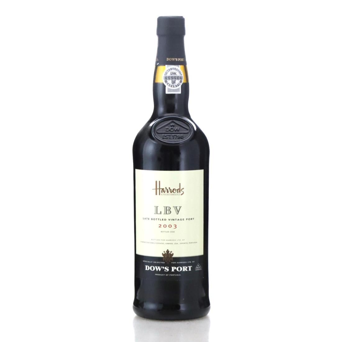 Image for Dow's 2003 Late Bottled Vintage Port - Harrods
