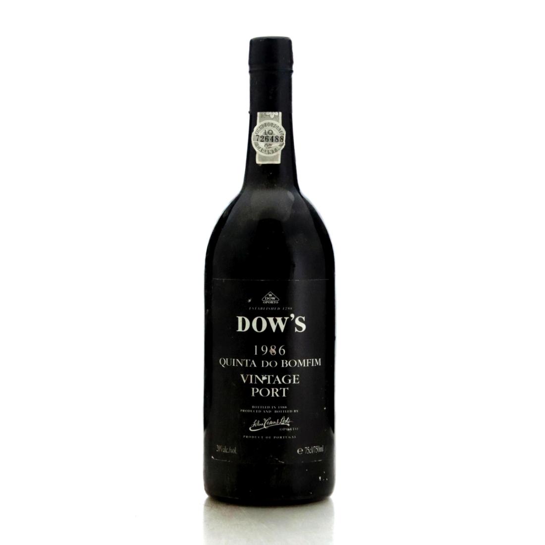 Image for Dow's Quinta do Bomfim 1986 Vintage Port