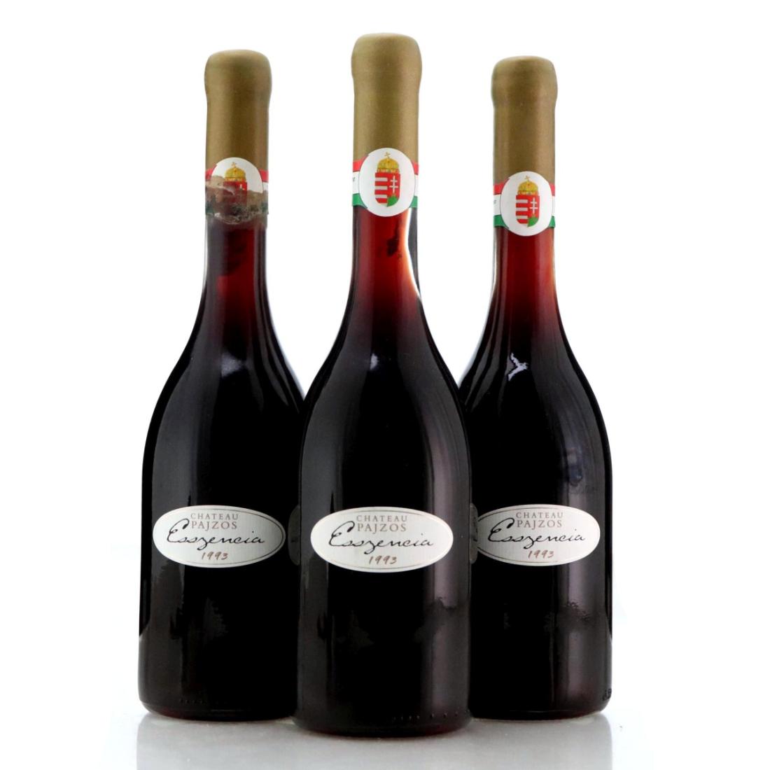 Chateau Pajzos Eszencia 1993 Tokaji Eszencia / Half Litre x 3