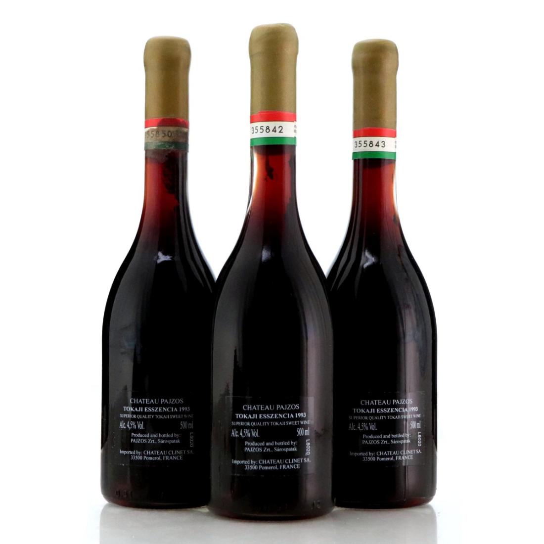 Chateau Pajzos Eszencia 1993 Tokaji Eszencia / Half Litre x 3