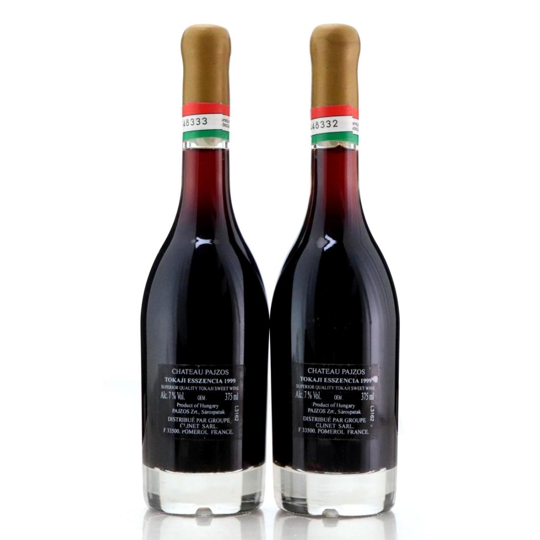 Chateau Pajzos Eszencia 1999 Tokaji Eszencia / Half Litre x 2