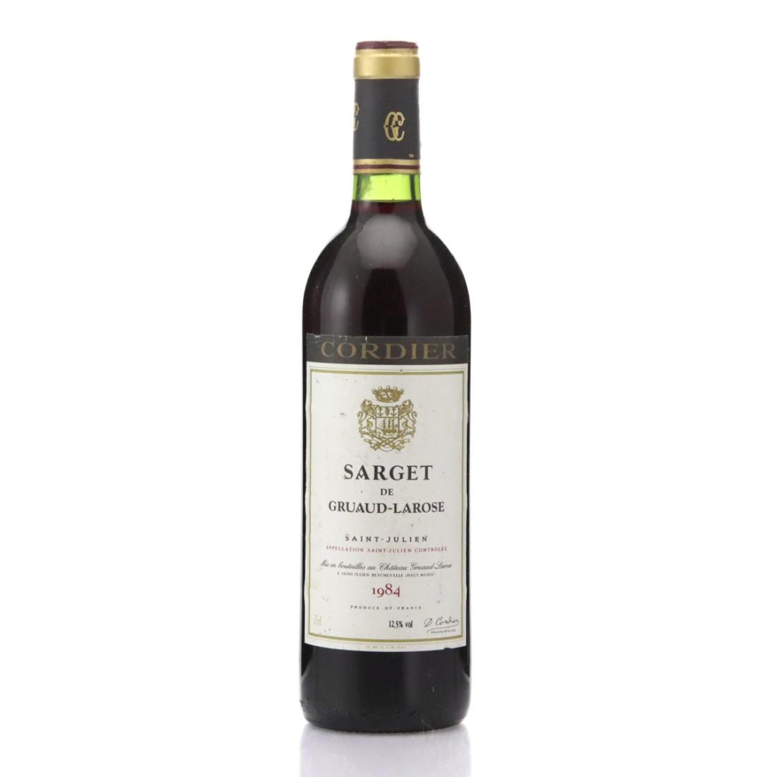 Image for Sarget de Gruaud Larose 1984