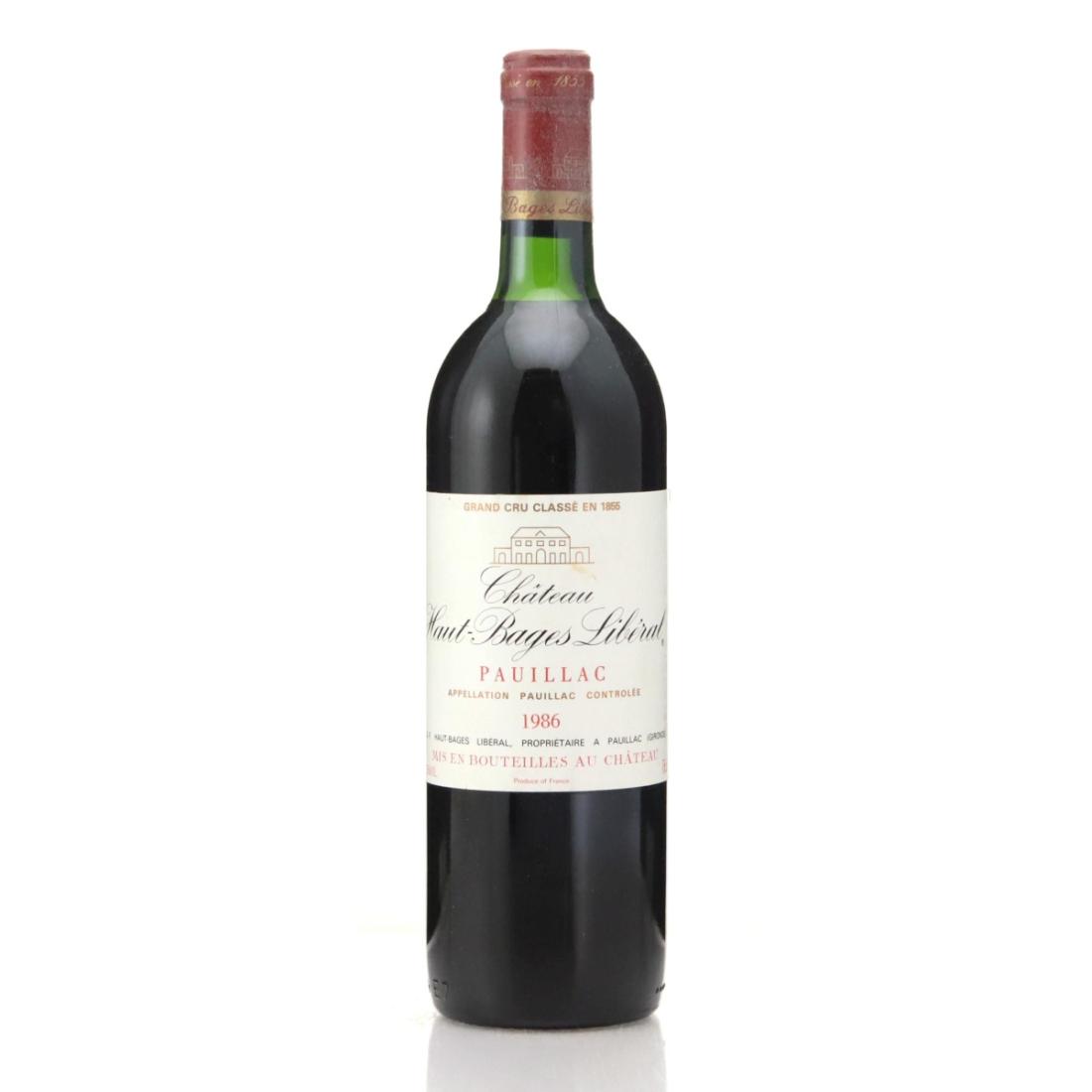 Image for Château Haut-Bages Libéral 1986