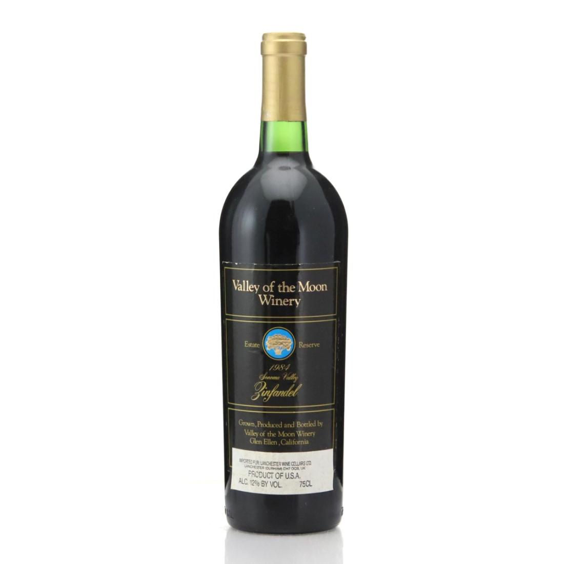 Valley Of The Moon Winery Estate Reserve Zinfandel 1984