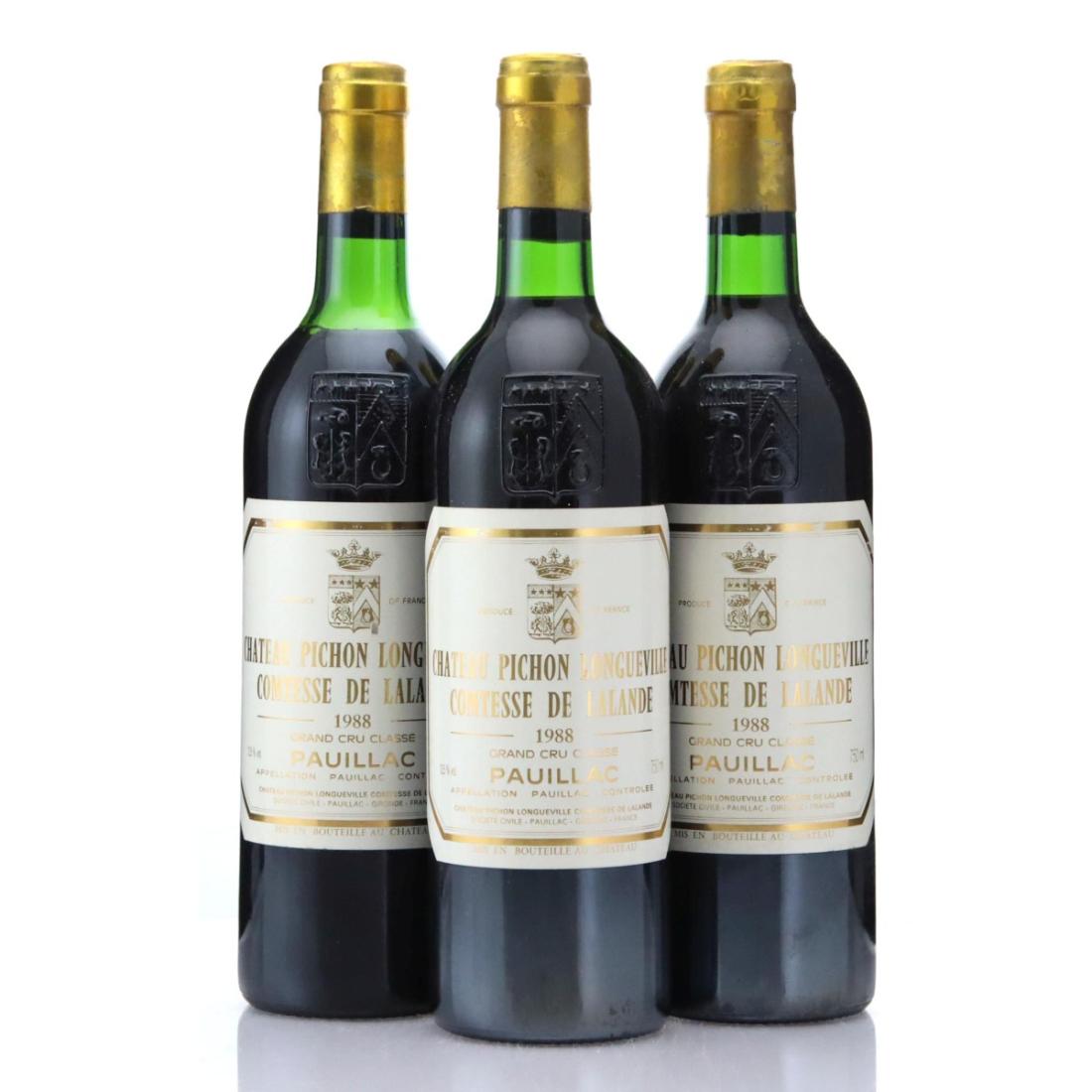 Image for Château Pichon-Longueville Comtesse de Lalande 1988 x 3