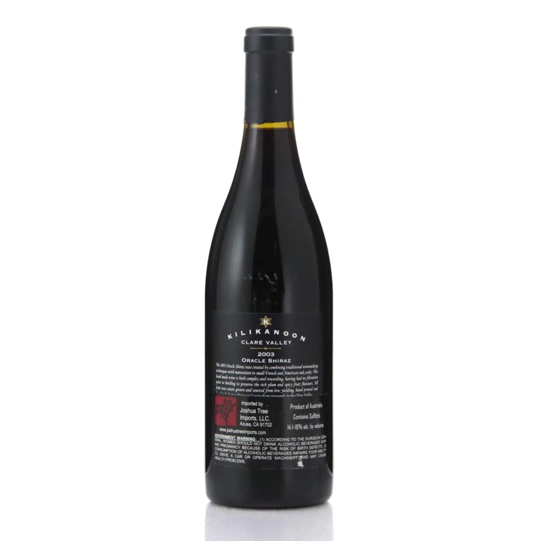 Image for Kilikanoon Oracle Shiraz 2003