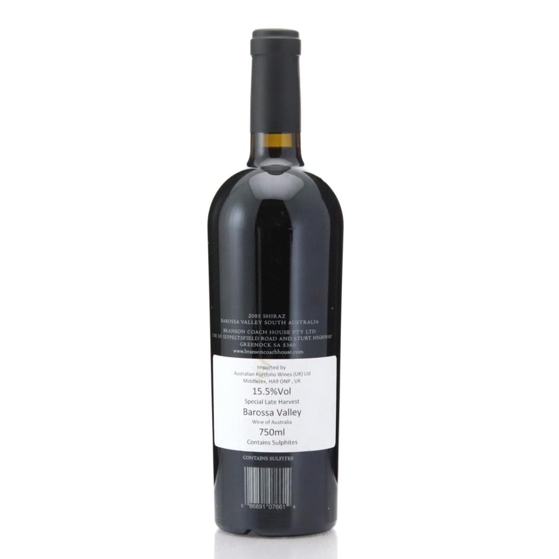 Image for Two Hands Branson Coach House Greenock Rare Single Vineyard Shiraz 2005