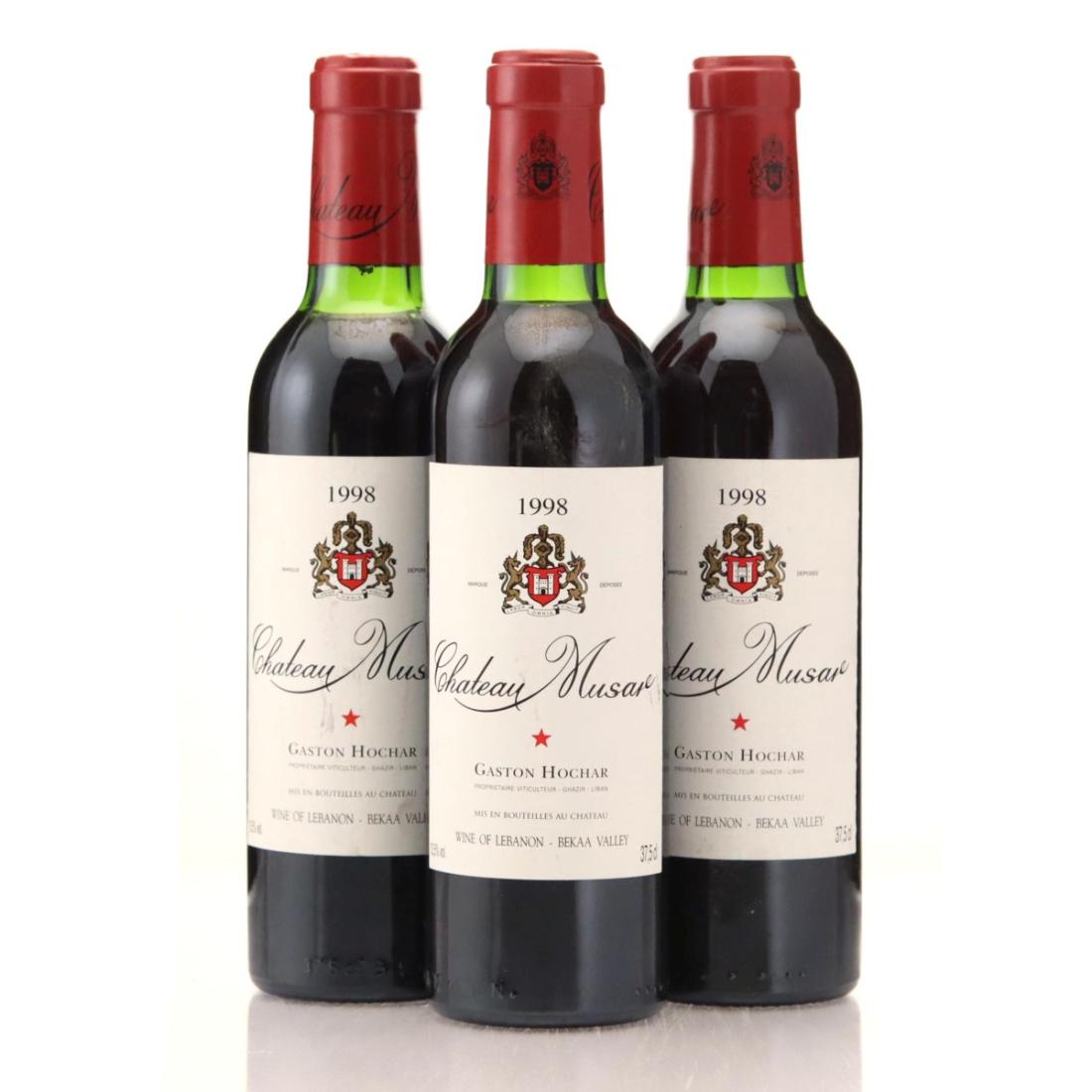 Image for Château Musar 1998 x 3 / Half-bottle