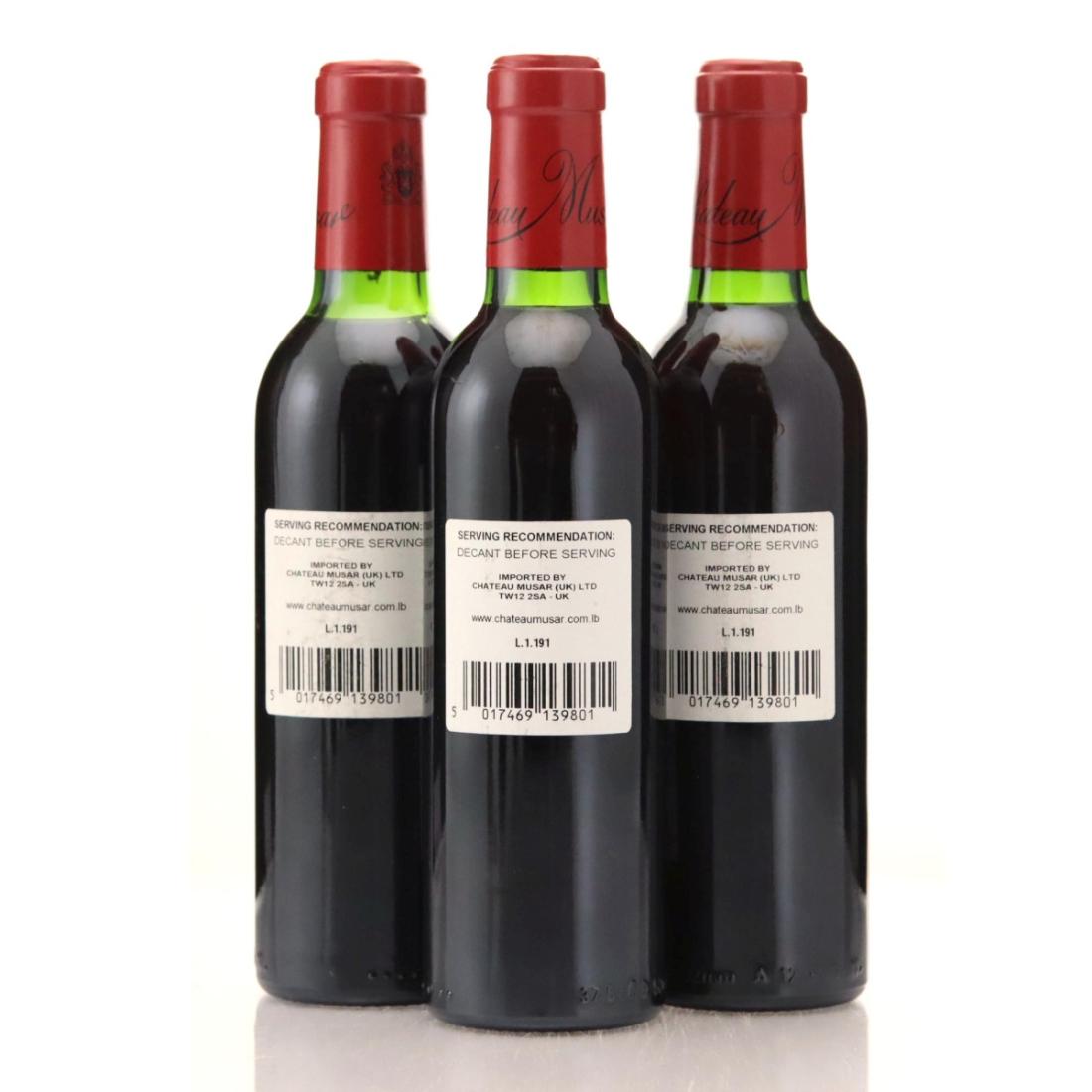 Image for Château Musar 1998 x 3 / Half-bottle