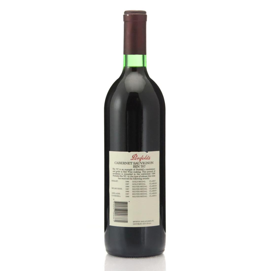 Image for Penfolds Bin 707 Cabernet Sauvignon 1986