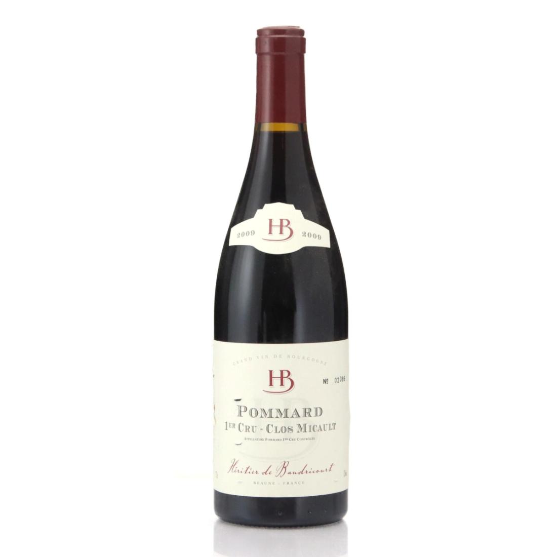 Image for Heritier de Baudricourt Clos Micault 2009