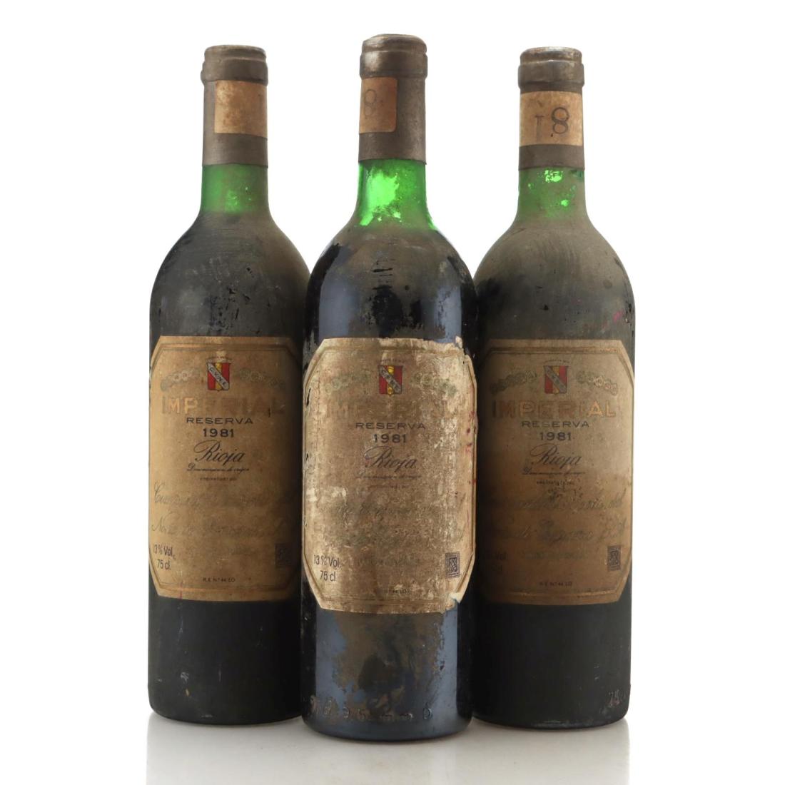 Image for CVNE Imperial 1981 Rioja x 3