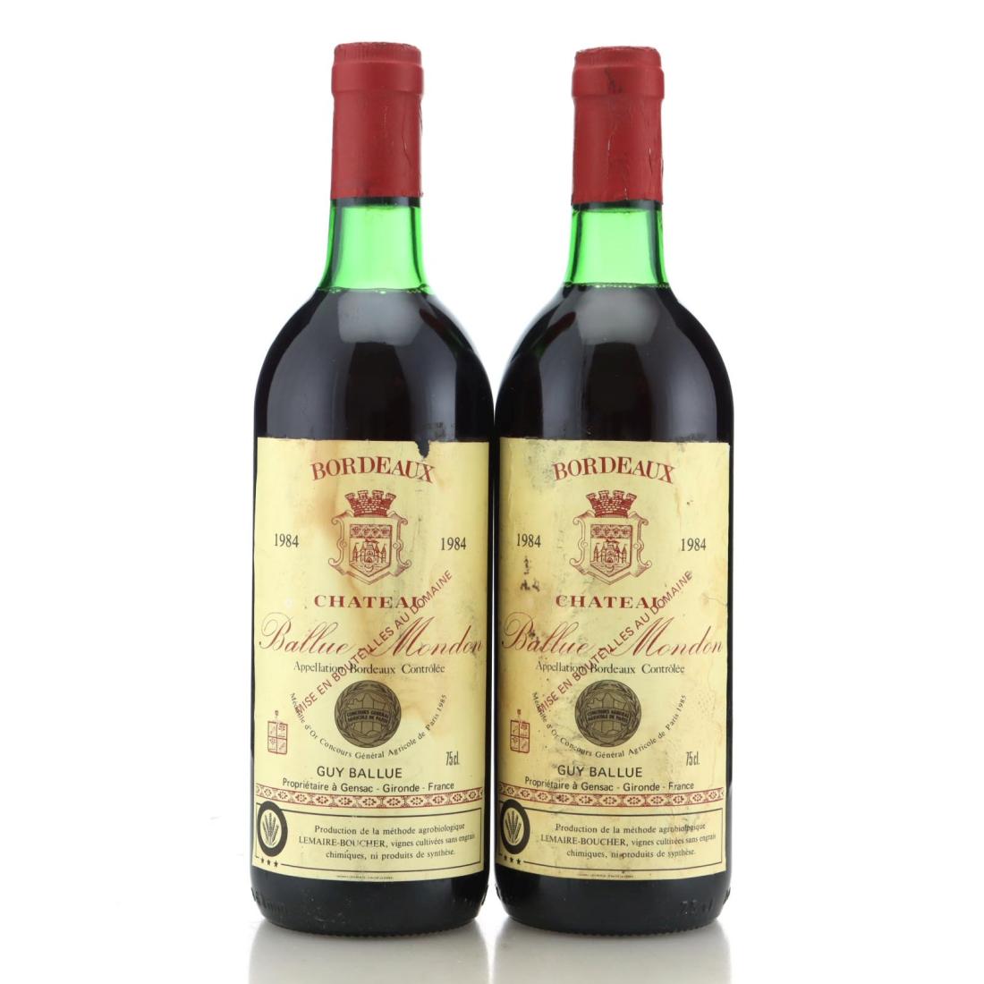 Image for Château Ballue Mondon 1984 x 2