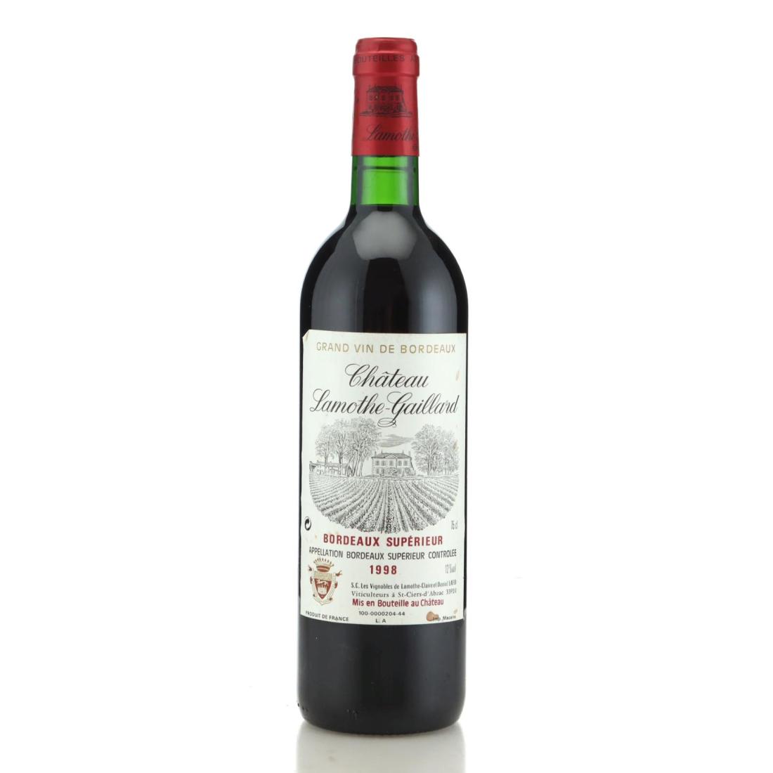 Image for Château Lamothe-Gaillard 1998