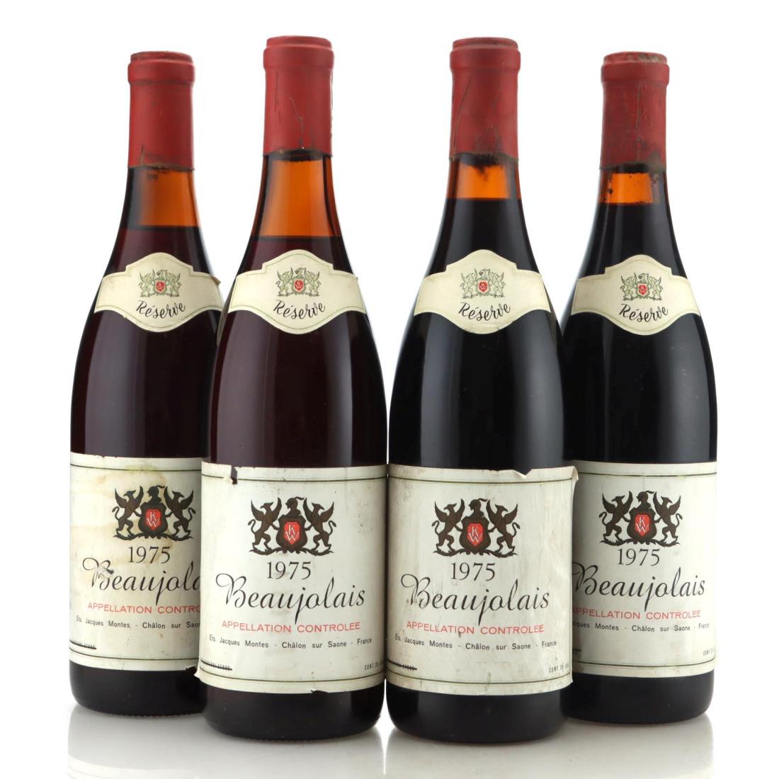 Jacques Montes Beaujolais Reserve 1975 x 4