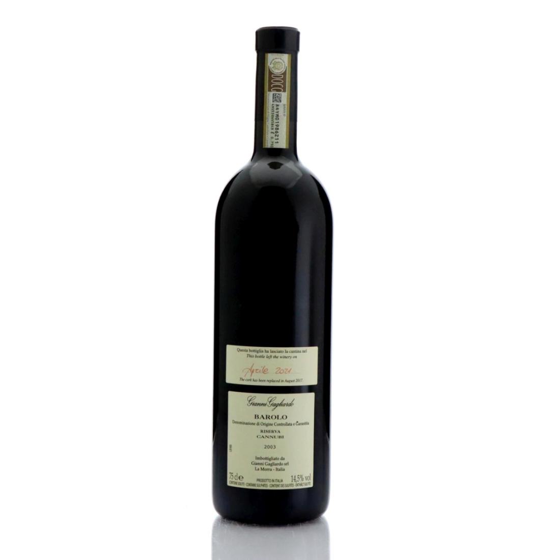 Image for Gianni Gagliardo Cannubi 2003