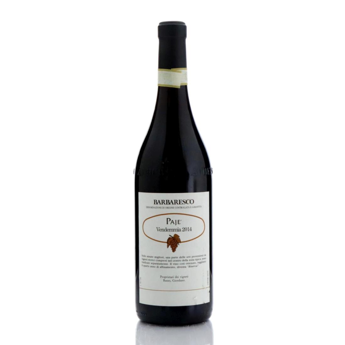Image for Produttori del Barbaresco Pajé Riserva 2014