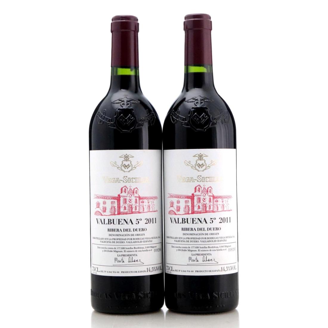 Vega Sicilia Valbuena 5° 2011 x 2