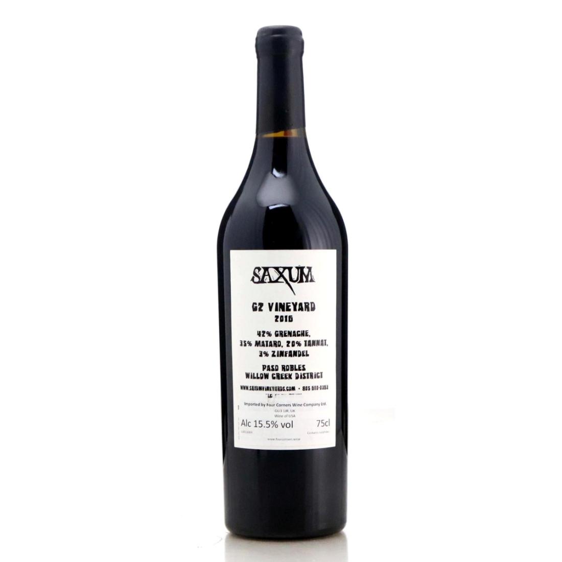 Image for Saxum G2 Vineyard 2016 Willow Creek District