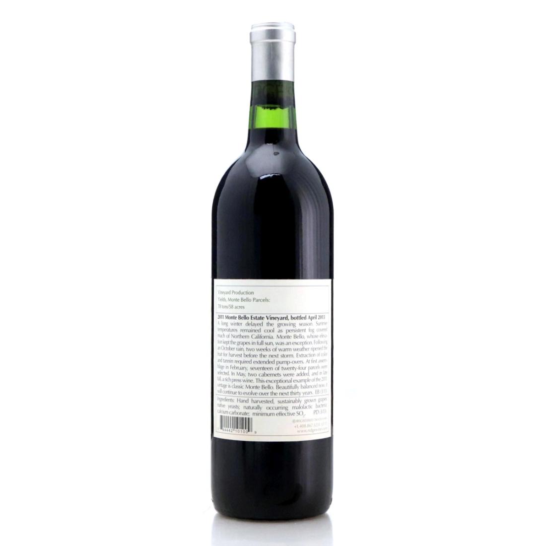 Image for Ridge Monte Bello 2011