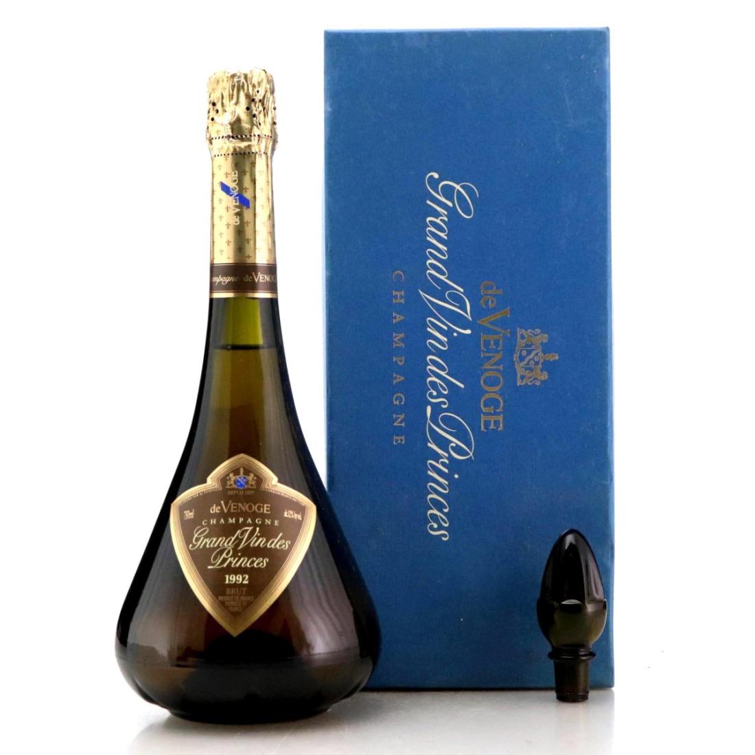 Image for De Venoge Grand Vin des Princes Brut 1992 Vintage Champagne