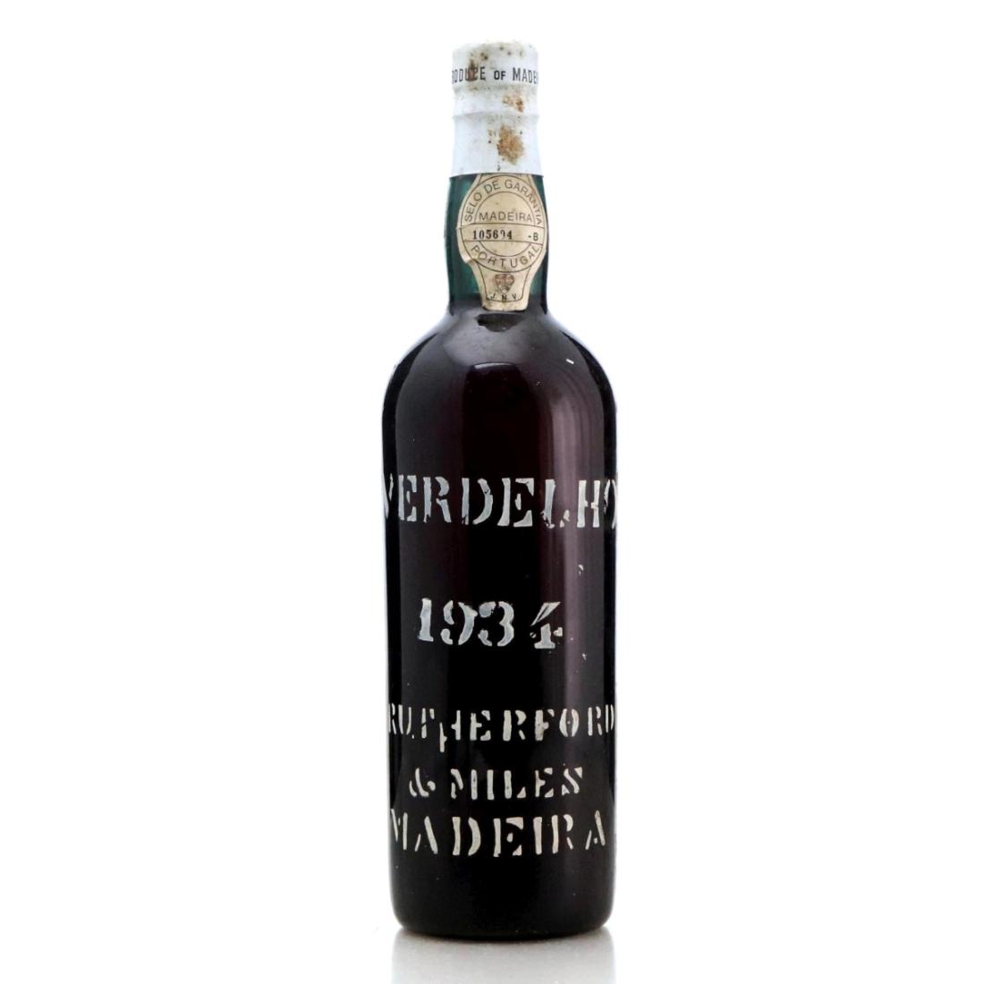 Image for Rutherford & Miles Verdelho 1934 Madeira
